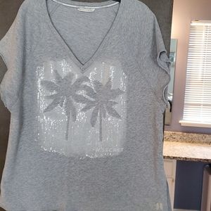 V.S. bling palm tree sweatshirt